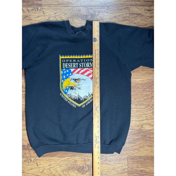 Vintage Operation Desert Storm Military Crewneck Sweatshirt Fruit of the Loom XL - Picture 4 of 8
